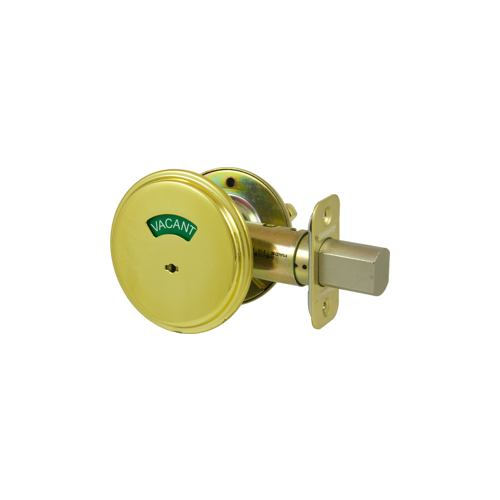 Schlage Commercial B571 605 Grade 2 Occupancy Indicator Deadbolt with 12287 Latch and 10094 Strike Bright Brass Finish