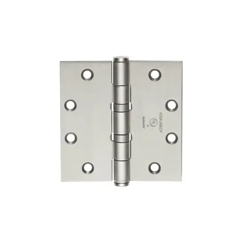 5-Knuckle Hinge, Standard Weight, Full Mortise, Oil Impregnated Bearing (TA), 5.0" x 4.5" (5045), Non-Ferrous Base, Satin Stainless Steel US32D/630