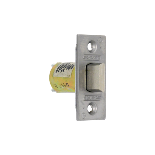 A Series Square Corner Spring Latch with 2-3/4" Backset with 1" Face Satin Chrome Finish