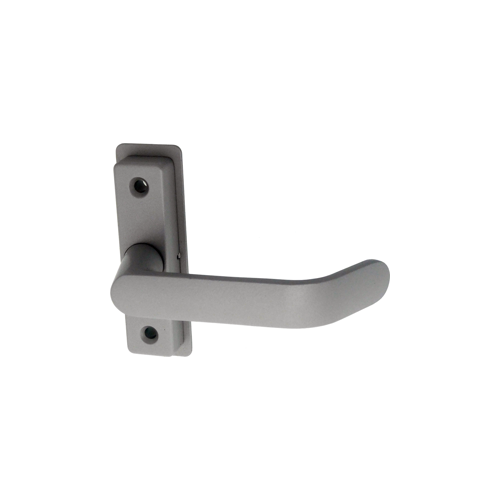 4569 Eurostyle Deadlatch Return End Handle, Satin Aluminum