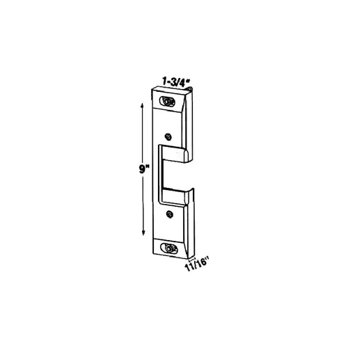 HES 783 FACEPLATE OPT FOR 7000 ELECTRIC STRIKES ALUMINUM