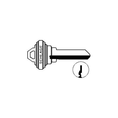 Schlage Commercial 35-101 G 6-Pin Standard Key Blank G Keyway