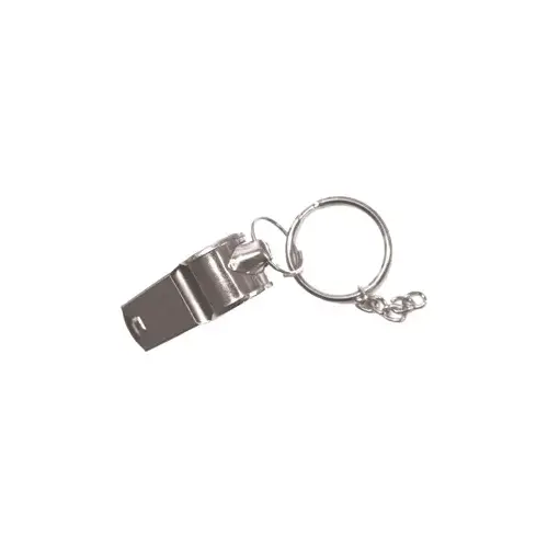 Safety Whistle Key Chain 12/Card Steel