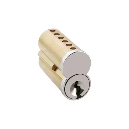 6 Pin Uncombinated B Keyway Satin Chrome