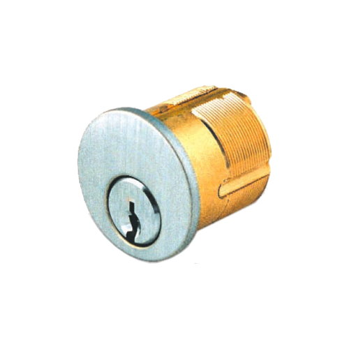 40 Series 43 Mortise Cylinder, Satin Stainless Steel