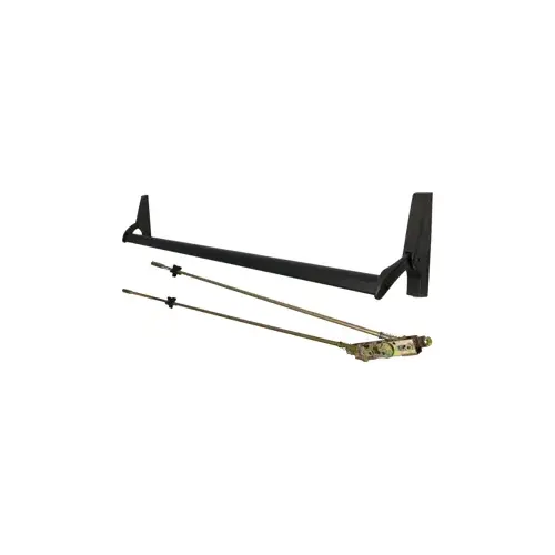Parker Hardware 540VDUR CVR Concealed Vertical Rod Exit Device, Crossbar Fits Narrow Stile Glass Doors, 48" Crossbar, Less Trim, Anodized Dark Bronze DUR/695
