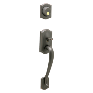 Schlage f58?Cam 716?Camelot Exterior Handleset withデッドボルト
