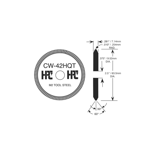 Cutter Wheel, Replacement for 6666 & 3344