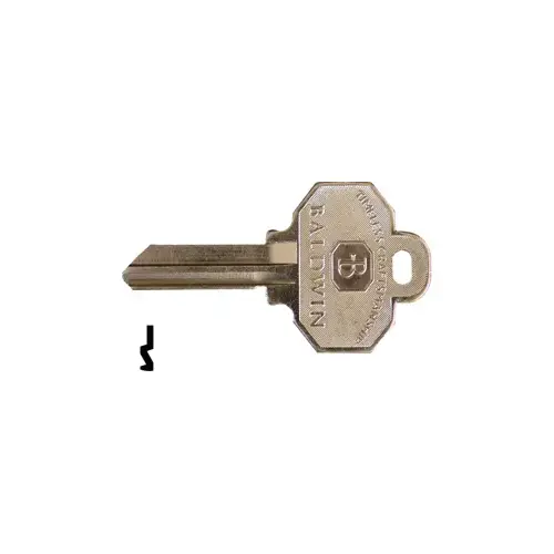 Baldwin 8335-152 Key Blank Gold