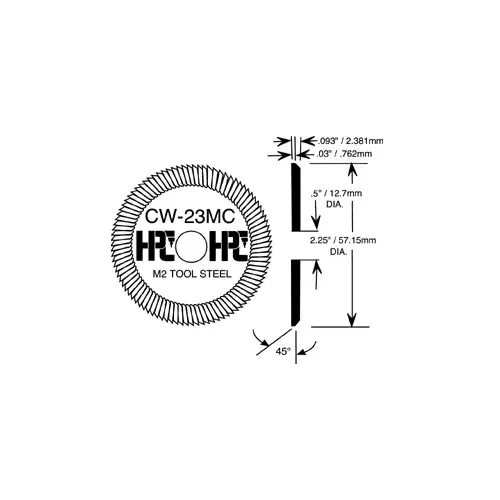 Cutter Wheel, Replacement for 9160 & 9180