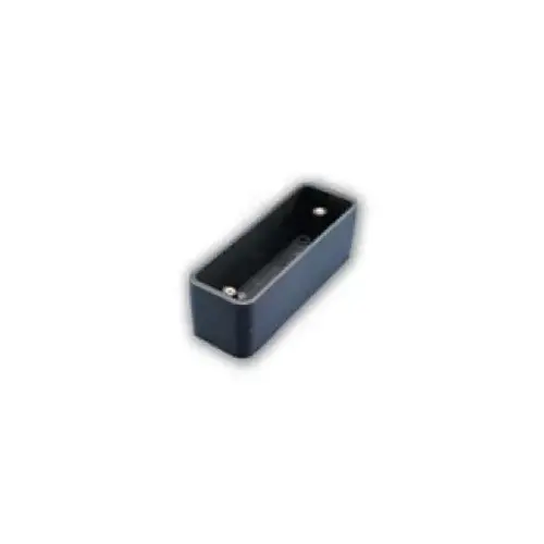 BEA 10BOXJAMBSM 1-1/2 in. x 4-3/4 in. Plastic Black Lexan 1-Gang Mounting Box