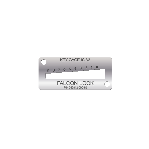 Falcon 012612-000-60 Key Gauge, A2 System