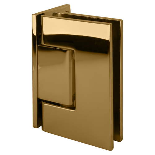Gold Plated Geneva 044 Series Wall Mount Offset Back Plate Hinge