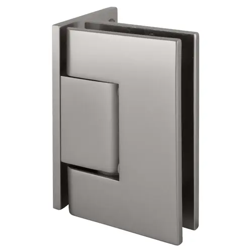 Satin Chrome Geneva 044 Series Wall Mount Offset Back Plate Hinge