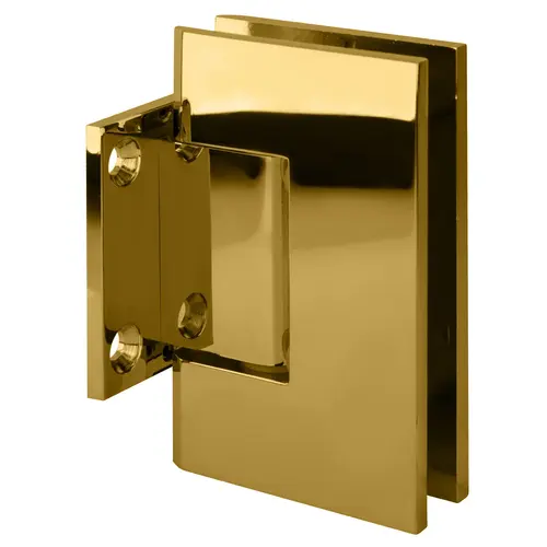 CRL GEN074BR Brass Geneva 074 Series Wall Mount Short Back Plate Hinge