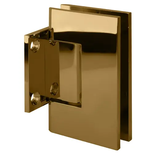 Gold Plated Geneva 074 Series Wall Mount Short Back Plate Hinge