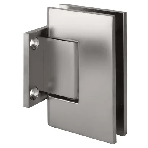 Satin Chrome Geneva 074 Series Wall Mount Short Back Plate Hinge