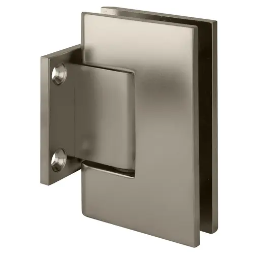 CRL GEN074SN Satin Nickel Geneva 074 Series Wall Mount Short Back Plate Hinge