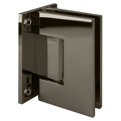 Polished Nickel Geneva 537 Series Wall Mount Full Back Plate Standard Hinge With 5 Degree Offset