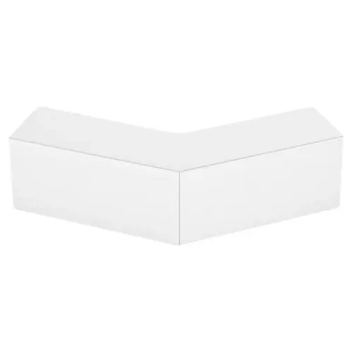White 135 Degree "Sleeve Over" Glass Clamp