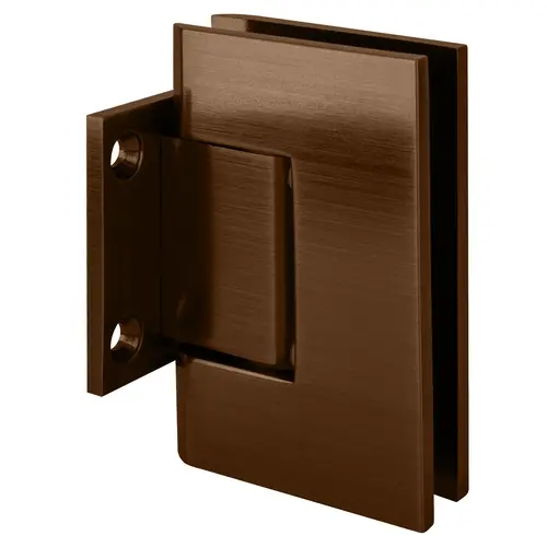 Geneva 074 Series Wall Mount Short Back Plate Hinge Antique Bronze