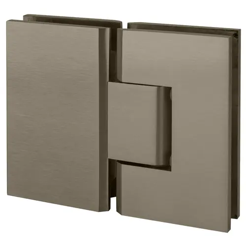 Brushed Nickel Vienna 180 Series Glass-to-Glass Hinge