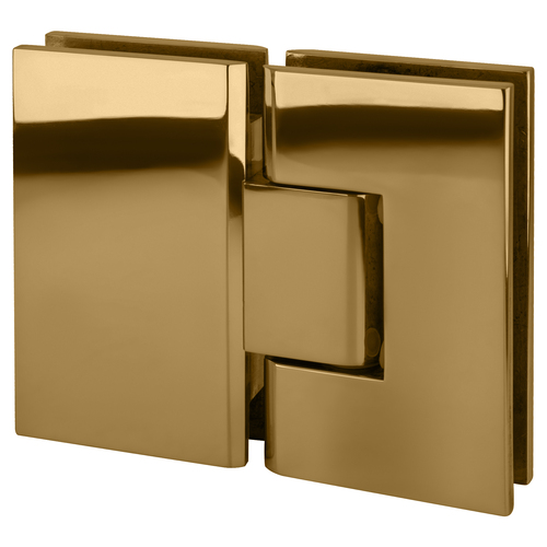 Gold Plated Vienna 180 Series Glass-to-Glass Hinge