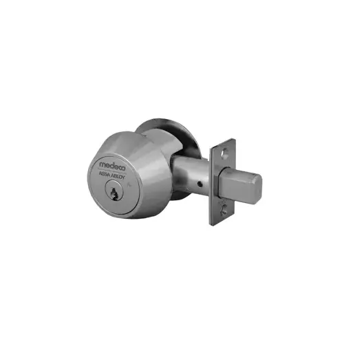 KIT - M3 Double Cylinder Commercial Deadbolt, 2-3/8" Backset, 6-Pin, DL Keyway, Sub-Assembled, UL437 Grade 1, Satin Chrome 26