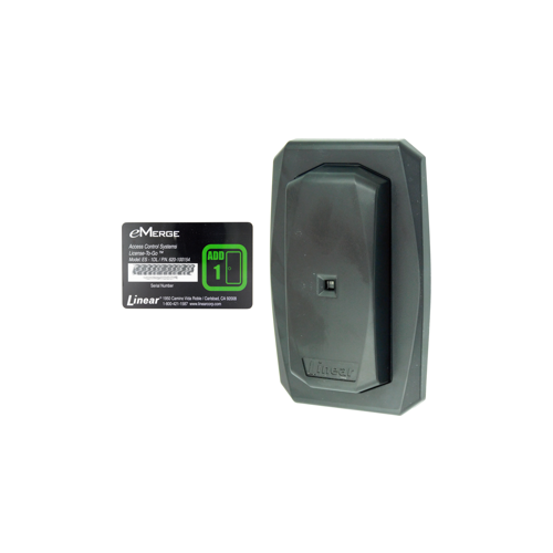 eMerge Essential 1 Door License with Reader Black Finish