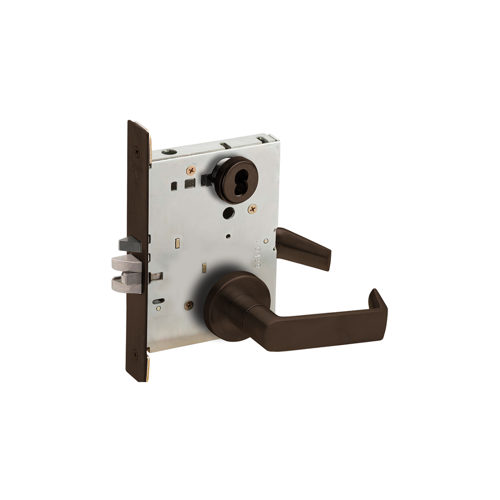 Mortise Lock Dark Oxidized Satin Bronze Oil Rubbed