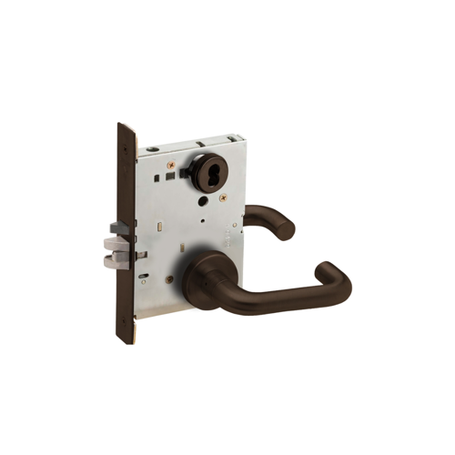 Mortise Lock Dark Oxidized Satin Bronze Oil Rubbed