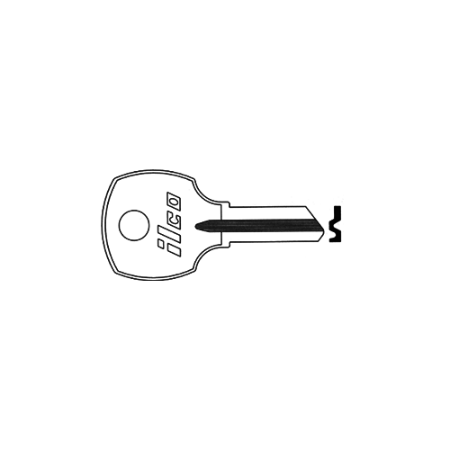 National Cabinet D8786 Blank Utility Key Silver