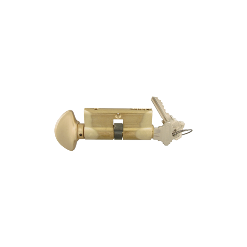 Cylinder X T-Turn Profile WEI Satin Brass