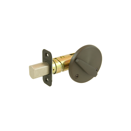 Grade 2 Turn Only Deadbolt with 12287 Latch and 10094 Strike Oil Rubbed Bronze Finish