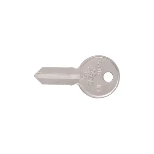 Illinois 110 Blank Utility Key Silver