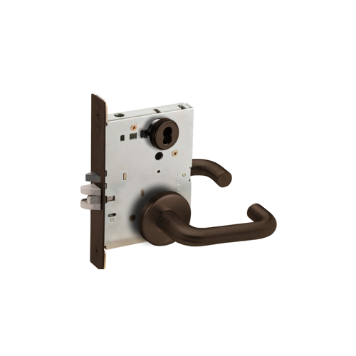 Mortise Lock Dark Oxidized Satin Bronze Oil Rubbed