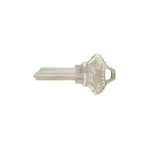 Schlage Blank Key Silver