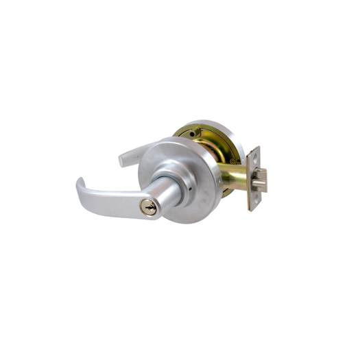 USA Cylindrical Lock Satin Chrome