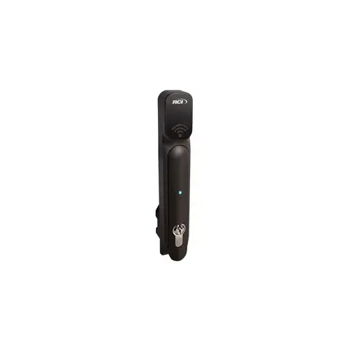 Electronic Rack Handle with Proximity Reader, Black Finish Applied