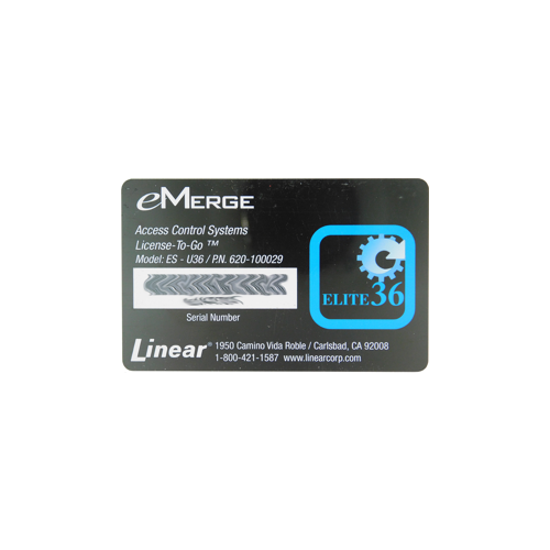 eMerge Essential to eMerge Elite System Upgrade License-To-Go Card, for Upgrade to eMerge Elite 36-Door System