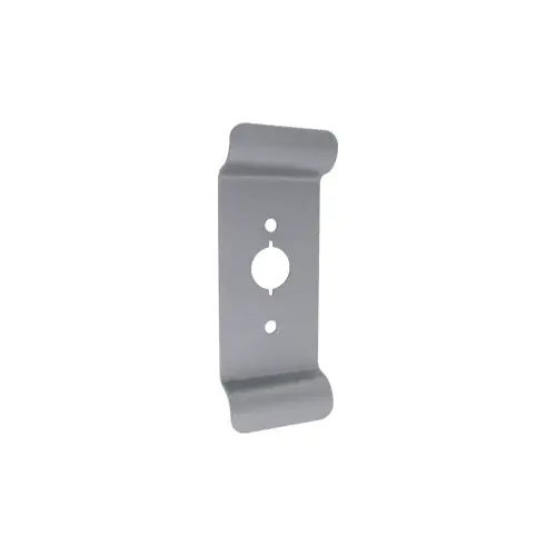 Raised Lip Pull Plate Night Latch Trim, 628/SP28 Powder Aluminum