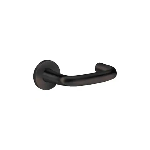 Mortise Privacy Trim Only with J Lever and LN Rose Dark Bronze Finish