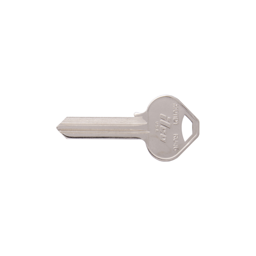 6 PIN KEYBLANK NP KEY BLANK RUSSWIN 6 PIN NICKEL PLATED