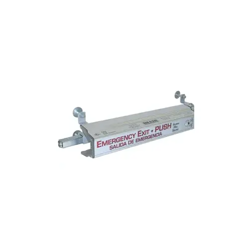 Exit Device Satin Aluminum Clear Anodized
