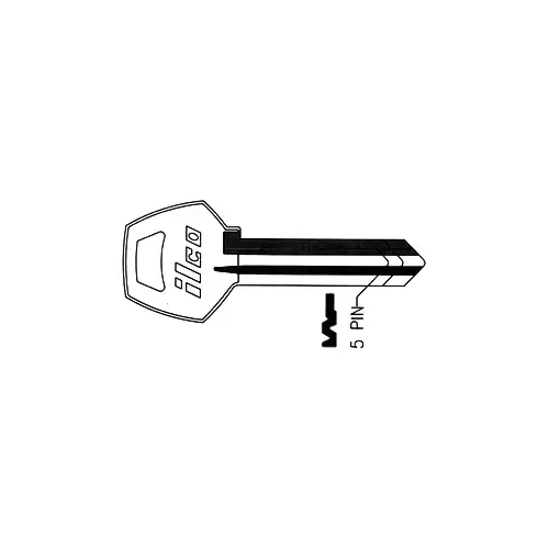 CORBIN KEY BLANK NP KEYBLANK FOR CORBIN NICKEL PLATED - pack of 10