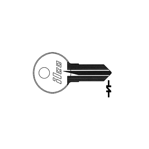 Illinois 210 Blank Utility Key Silver - pack of 10