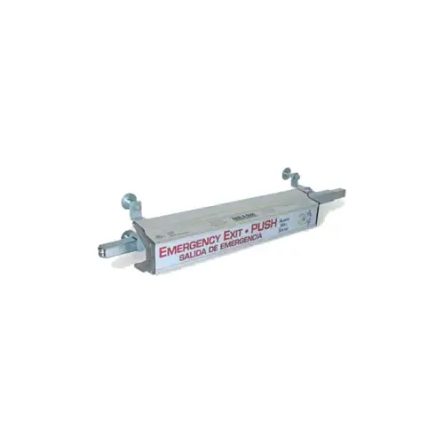 Exit Device Satin Aluminum Clear Anodized