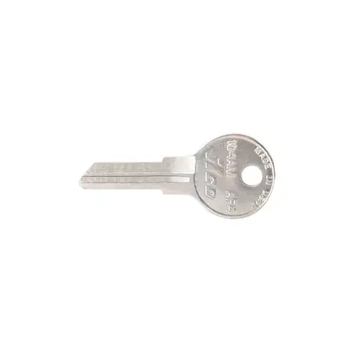 ILCO KEY BLANK ILCO KEY BLANK NICKEL PLATED - pack of 10