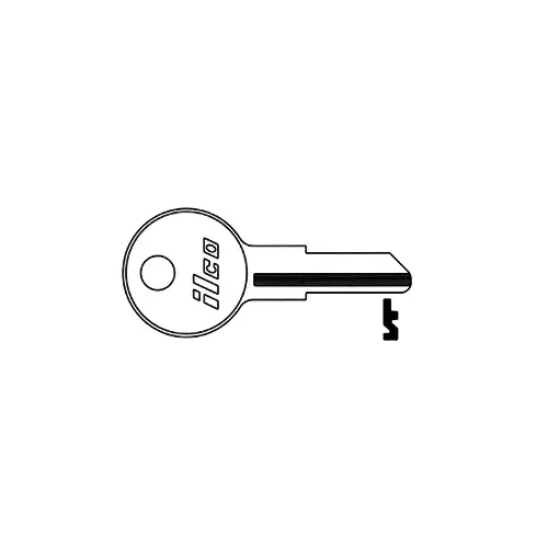 Illinois 260 Blank Utility Key Silver