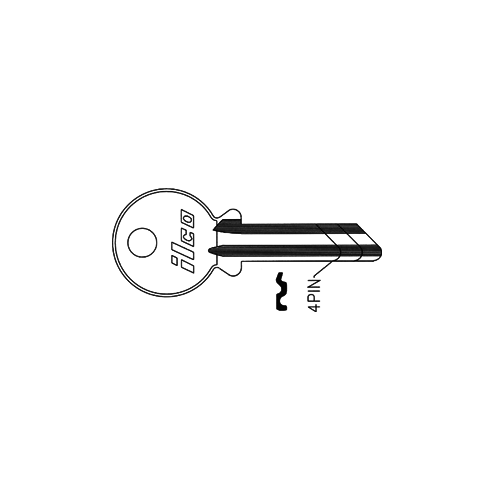 YALE KEYBLANK KEYBLANK FOR YALE NICKEL PLATED - pack of 10